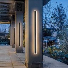 LED Wall Light Sconce Waterproof Outdoor Modern Lamp Exterior Lights Long Strip