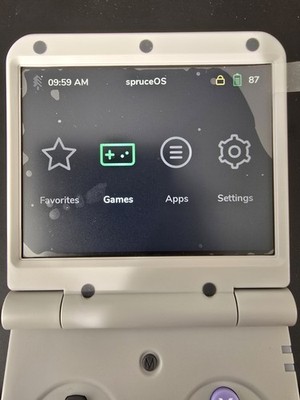 MIYOO Flip V2 3.5''IPS Screen 1GB Ram 64GB Micro SD WIFI Handheld