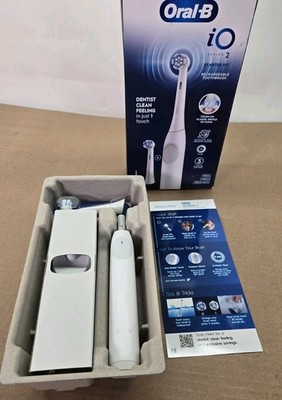 Oral-B iO Series 2 Rechargeable Electric Powered Toothbrush Starter 2 Min Timer