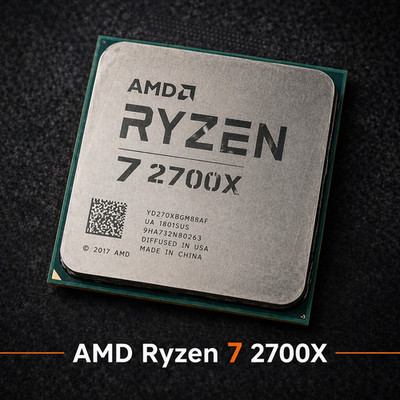 AMD Ryzen 7 2700X YD270XBGM88AF CPU Prozessor AM4 - 8x 3.70GHz