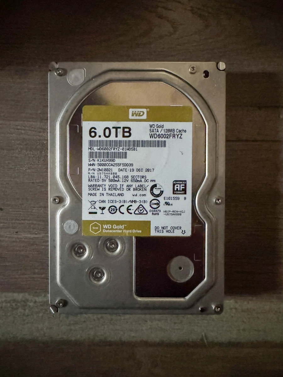 25+ Western Digital 6TB Computer Internal Hard Disk Drives for