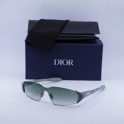 New Dior DIORBAY M1U 55C1 Green/Green Gradient 133-0-140 Sunglasses