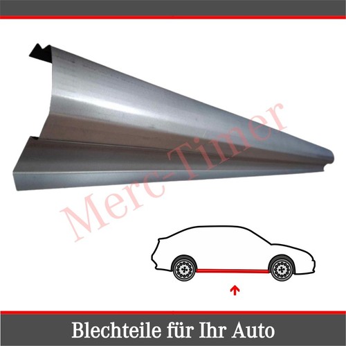 Coppia soglie laterali lamiera riparazione Alfa Romeo Giulietta 2010-2020 sinistra destra - Foto 3 di 7