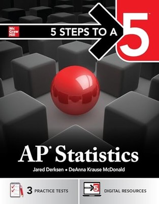 5 Steps to a 5: Ap Statistics 2025: Practice Ap Tests + -  NEW Deanna Krause M 2