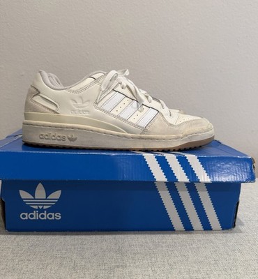 adidas Forum Low CL Chalk White Gum Leather Sneakers ID6858 Men's Originals