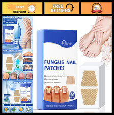 Extra Strength Toenail Fungus Treatment - 50 Hydrogel Nail Patches for Overnight