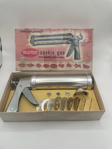 Rare Vintage Wear-Ever Quick Trigger Cookie Gun Pastry Decorator ...