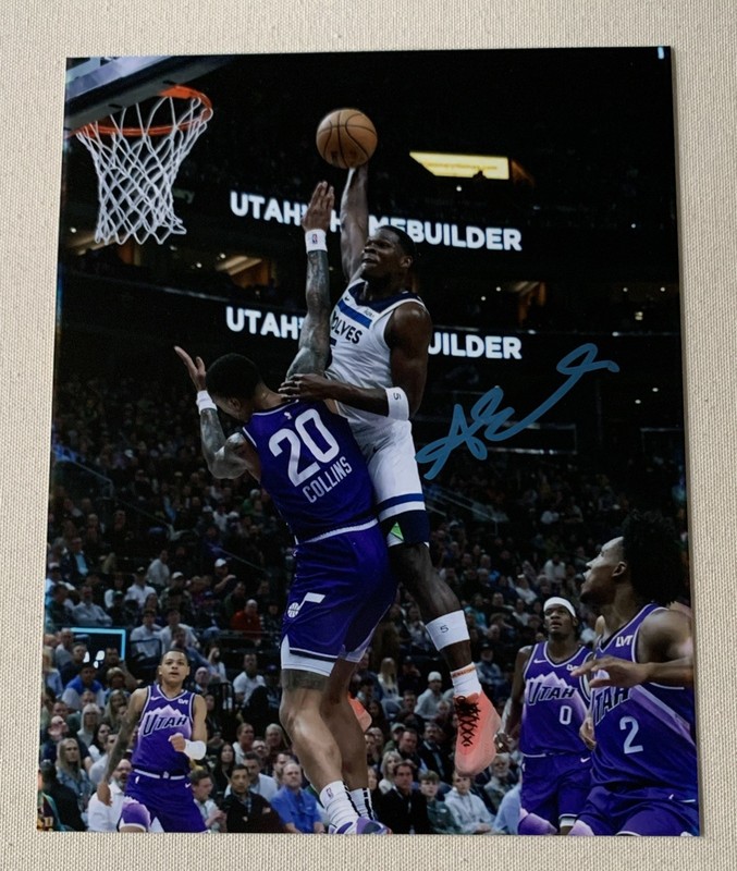 NBA Minnesota Timberwolves Anthony Edwards Signed Autographed 8x10 Photo *SALE*