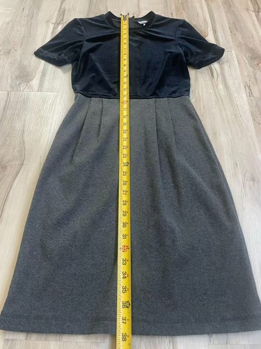 Set giacca e gonna minimalista vintage Carol Anderson California anni 90 lycra taglia 4 - Foto 12 di 14