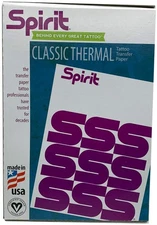 Spirit® Classic Thermal Tattoo Transfer Paper 8.5" X 11" - 100 Sheets, Tattoo...