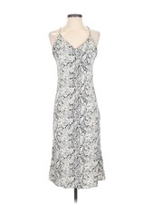 Reformation Women Silver Cocktail Dress 0