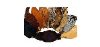 Veniard Indianer Henne Cape, weiches Hechel Fliegenbindefedern Material für Nymphen/Nasse