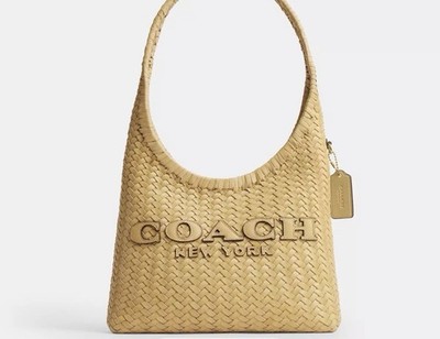 Coach Official Brooklyn Shoulder Bag 28 CDZ42 B4/VN Brass/Vanilla
