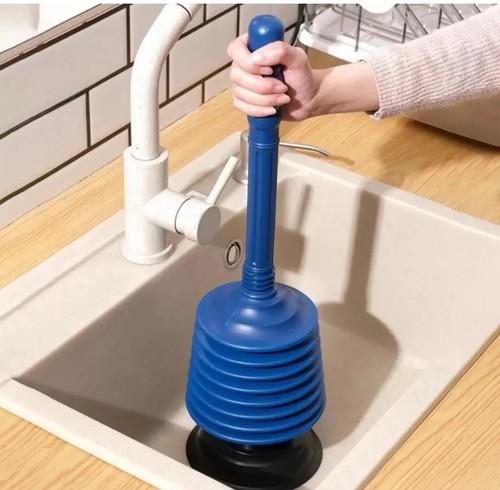 Extra LARGE HEAVY DUTY PLUNGER NEW STRONG CLEAR SINK UNBLOCK BLOCKAGE - Picture 3 of 4