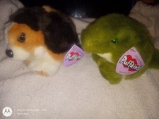 Lot of 2 PUFFKINS ALBERT the Alligator Crocodile  Sherlock The Hound NWT