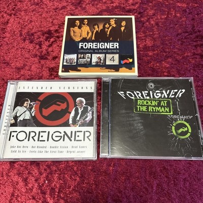7 CD LOT Foreigner ORIGINAL ALBUM SERIES Double Vision HEAD GAMES Rockin Ryman +