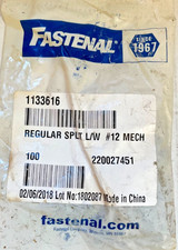  12 Mechanical Zinc Finish Medium Split Lock Washer 1133616
