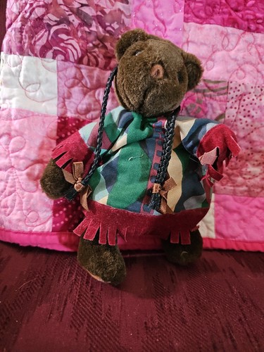 Túnica nativa americana bien vestida de oso Alexandra Co doncella india 7" - Imagen 2 de 7