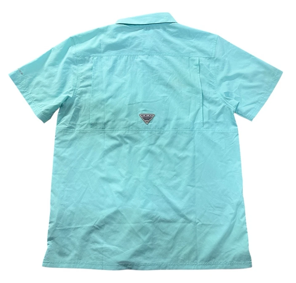 Columbia PFG Indianapolis Motor Speedway Mens Button Up Size Medium - Image 3 of 4