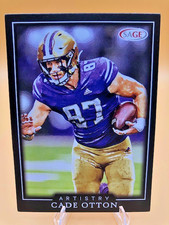 2022 SAGE Artistry Football Card #37/Black Border/Cade Otton, TE/Tampa Bay/Mint