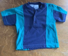 Vintage JPI Company Colorblock Kids 3T Boys Buttons Taiwan ROC