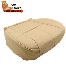 Driver Bottom Leather Seat Cover For 2007 2008 2009 2010 Chevy Silverado Tan 333