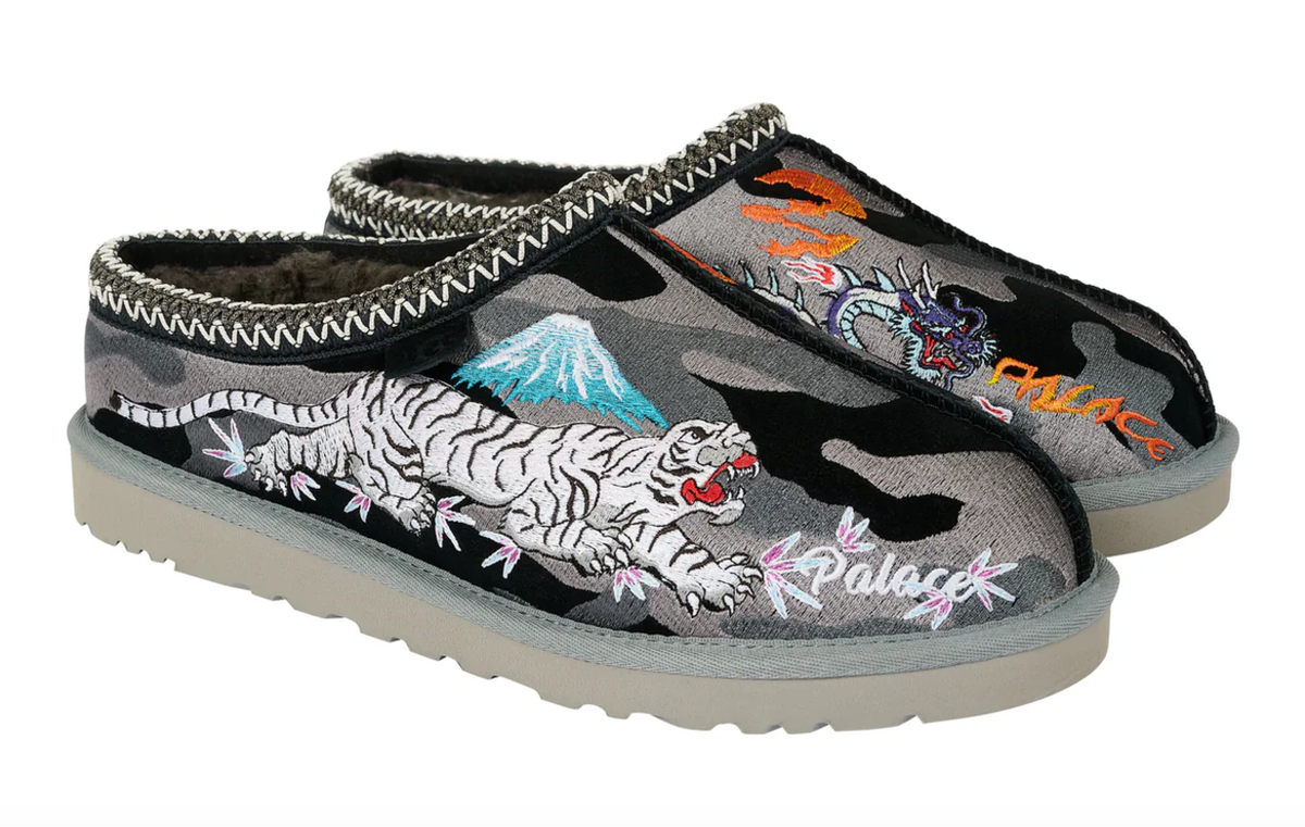 PALACE x UGG Tasman Slipper Black Camo! SIZE 8 ! CONFIRMED PALACE x UGG Tasman Slipper Black Camo! SIZE 8 ! CONFIRMED