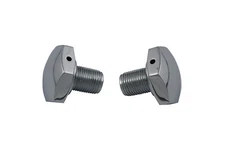 Chrome Fork Tube Caps Vented for Harley Panhead Shovelhead FL Models 1949-1976