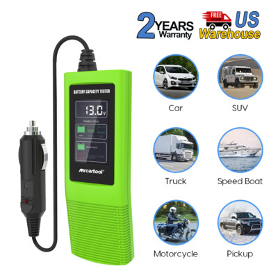 12V/24V Car Battery Tester Analyzer Capacity Voltage Detector Cigarette  Lighter