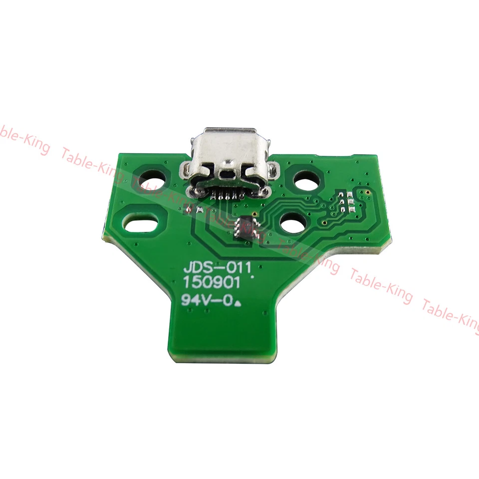USB Power Charging Port Board+12 pin Cable for For Sony PS4 Controllers JDS-011 - Image 2 of 4