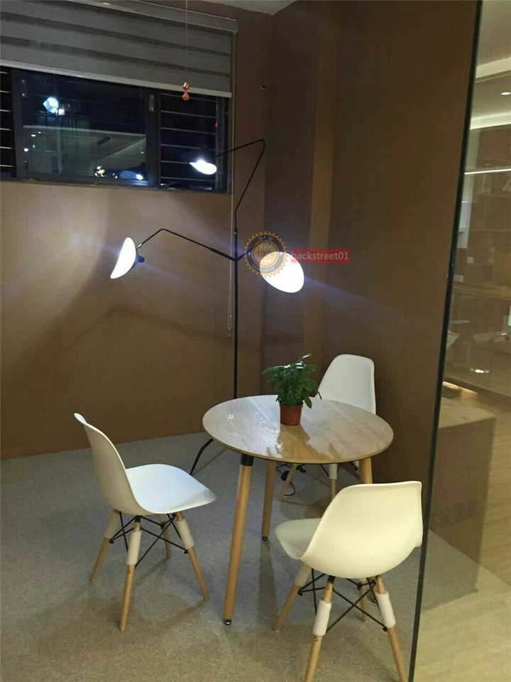 Aluminum Black Arms LED Floor Lamp Standing Lamp Office Reproduction Light Hot - Image 3 of 4