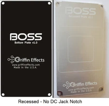 BOSS RECESSED Compact Pedal Bottom Plate mounting pedalboard Not Plastic! Metal!