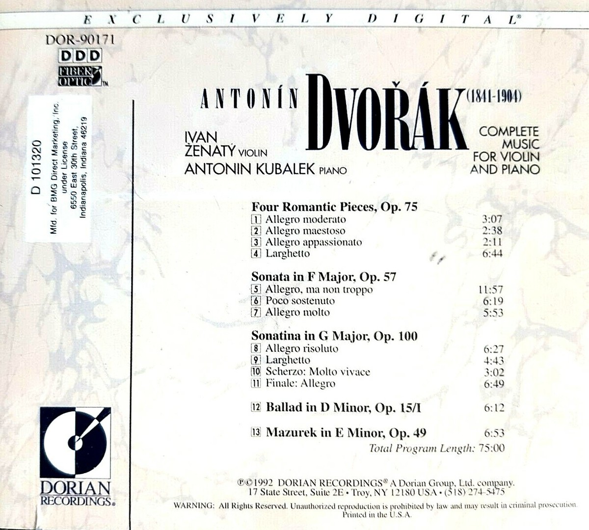 Violin & Piano Music