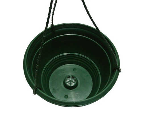 270mm Saucerless Hanging Basket x 20 Sets - Indoor / Outdoor Plant or Herbs - Picture 2 of 4