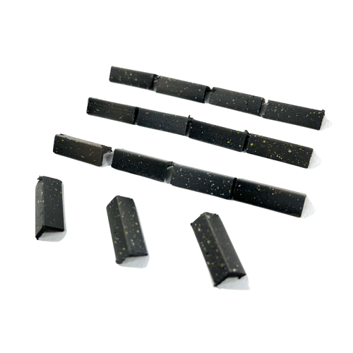 Dolls House 1:35th Scale 15 x Styrene Angled Ridge Roof Tiles Weathered Grey - Picture 2 of 8