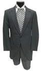 Men's Grey Cutaway Morning Coat - Classic Formal Wear, Premium Quality Size 39R