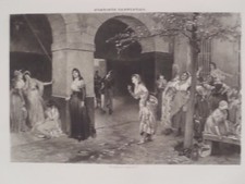 Signora Roland nella prigione di Ste Pelagia Francia ghigliottina 1894 fotografia