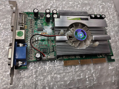 Point Of View AGP nVidia GeForce FX 5500  256 MB Aktivkühlung VGA DVI TV-Out