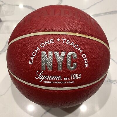 ULTRA RARE Supreme x Spalding Basketball 1/70 1996 EACH ONE ULTRA RARE Supreme x Spalding Basketball 1/70 1996 EACH ONE