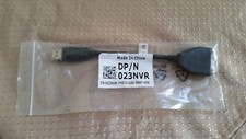 New Dell DisplayPort to DVI Adapter DP/N: 023NVR DP to DVD-D Single Link 9" L
