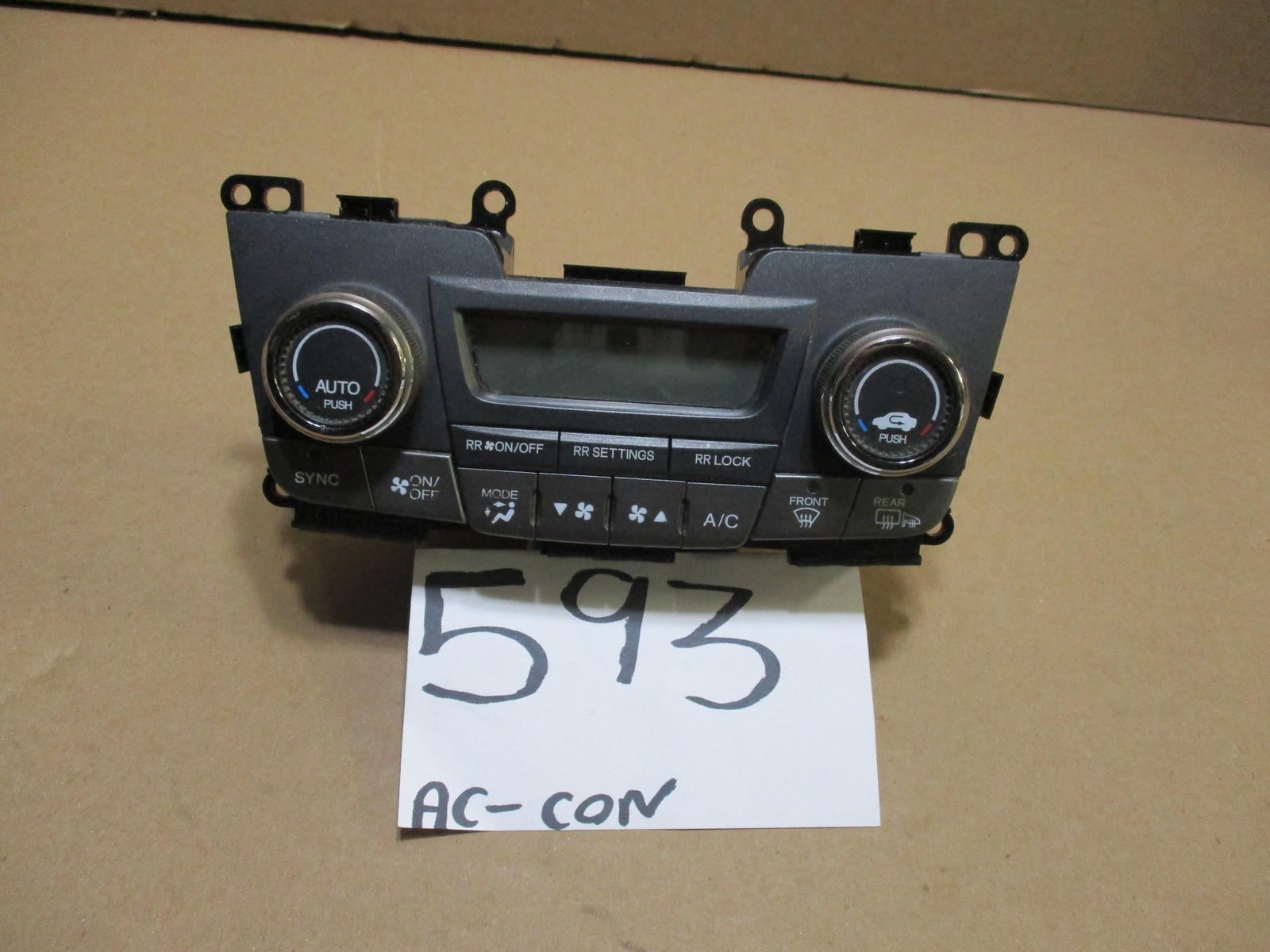 11 12 13 14 Honda Odyssey AC and Heater Control Used Stock #593-AC