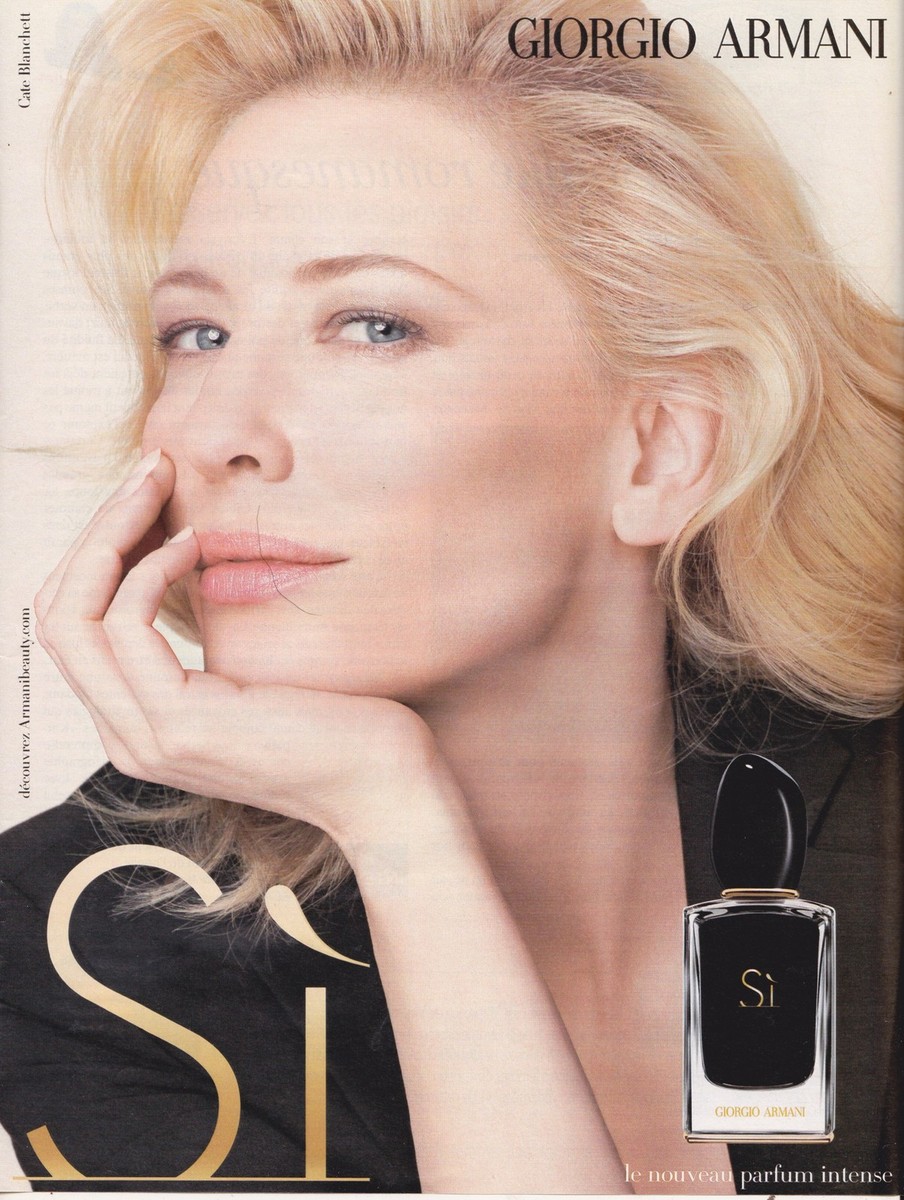 Si Giorgio Parfum Werbung Cate Blanchett GIORGIO ARMANI SI PARFUM