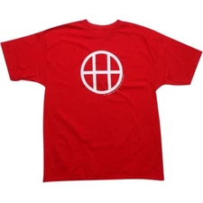 $36.00 Huf Circle H Tee (red) 00033RED