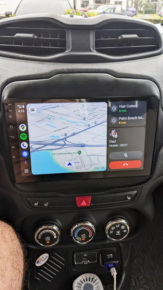 For 2015-2020 Jeep Renegade Apple Carplay Android15 Car Stereo Radio GPS Navi FM — 第 4/4 张图片