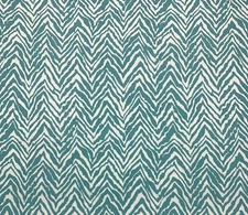 MILL CREEK HILLSTONE OCEAN BLUE ZEBRA STRIPE OUTDOOR INDOOR FABRIC BY YARD 54"W