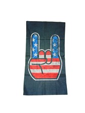 Horn Fingers USA Flag Tube Scarf New Hat Mask Headband