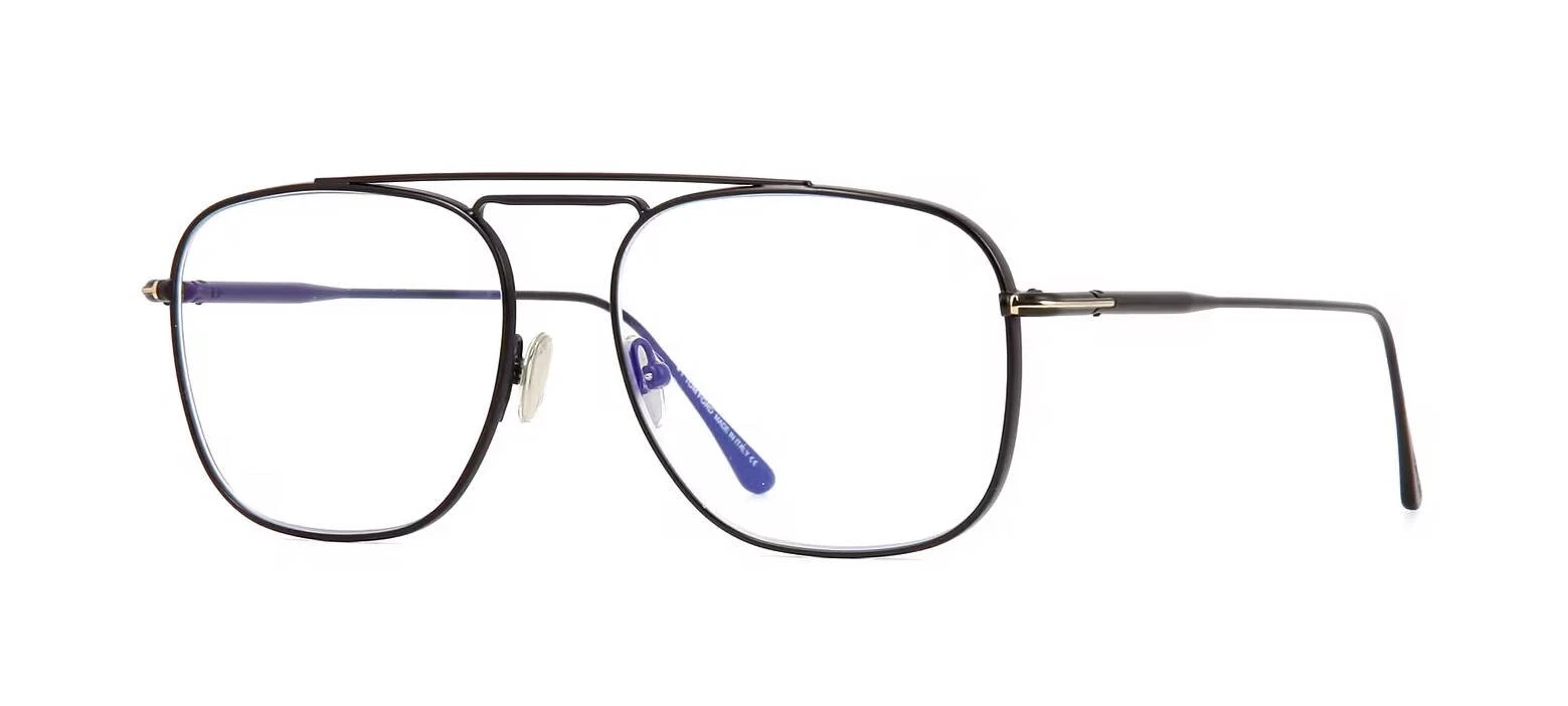 Tom Ford FT 5731 B BLUE BLOCK Ruthenium (008) Eyeglasses