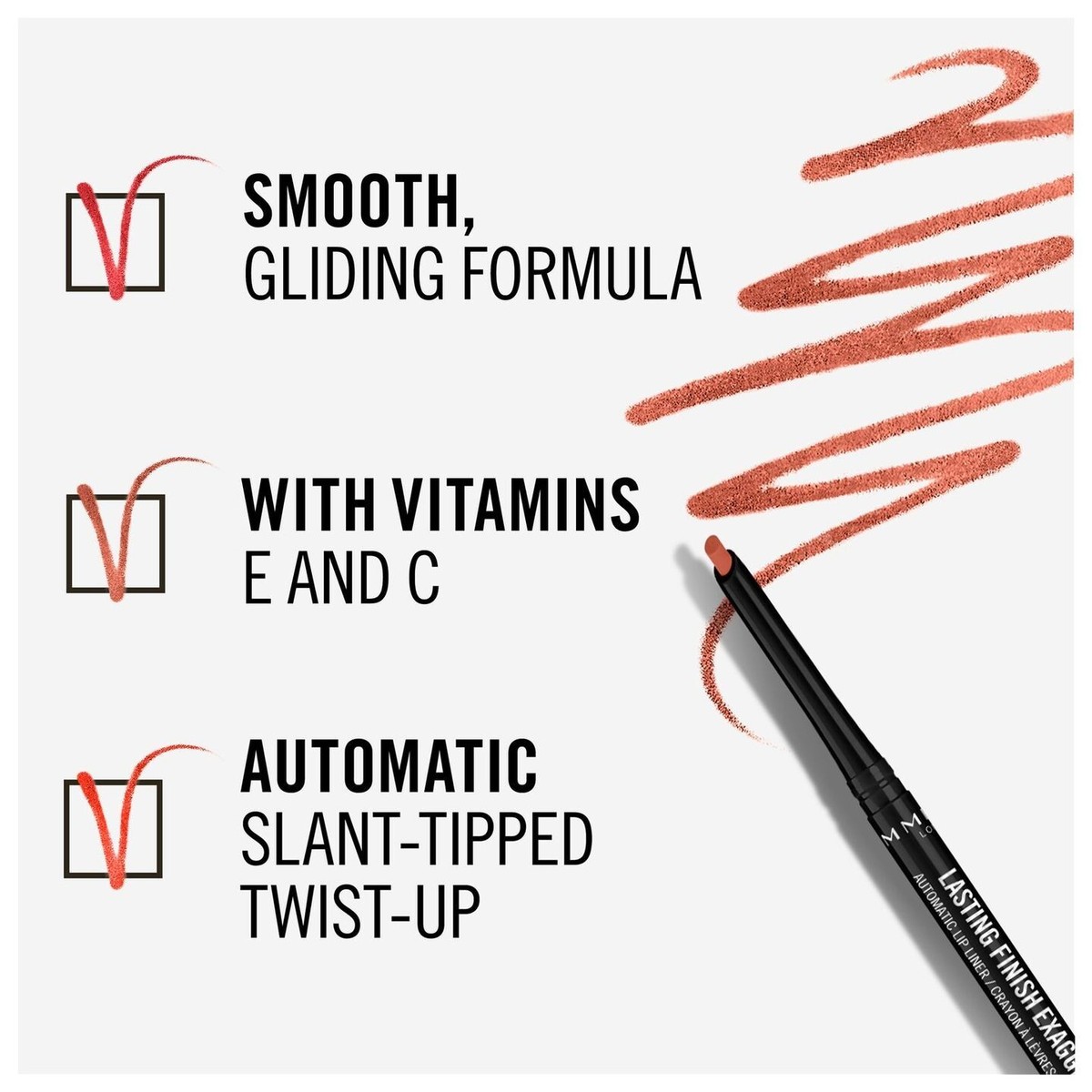 Rimmel Lasting Finish Exaggerate Automatic Lip Liner Pencil