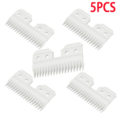5Pcs Ceramic Pet Clipper Blade Hair Clipper Sharpness Oster A5 blade Durable