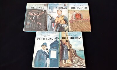 1st Edition Ladybird ''People At Work'' Series 606 B Joblot (No.2,4,5,8 and 11)